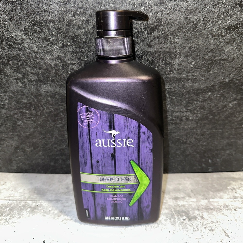 Aussie Men Deep Clean Shampoo 29.2 Oz Bottle